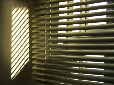 Venetian blinds attract dust and need to clean regularly.